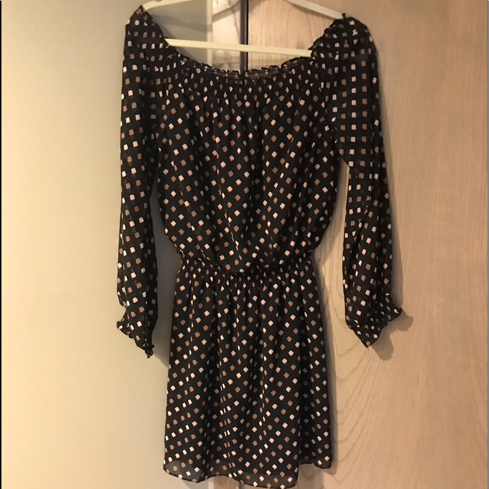 WHBM BLOUSEN DRESS.
